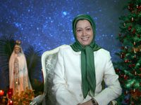 Iran: Maryam Rajavi invia i suoi auguri a tutti i cristiani per Natale ed il nuovo anno Image