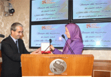 Iran: Valmaggia a colloquio con Rajavi Image