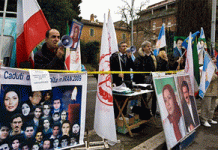 Iran: Manifestazione a Roma, di fronte all’ambasciata del regime dei mullah contro la reppressione Image