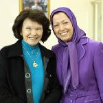 Iran: Danielle Mitterrand con la Resistenza Iraniana Image