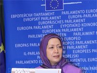 Iran: Maryam Rajavi a Bruxelles