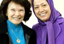 Maryam Rajavi piange la scomparsa di Danielle Mitterand