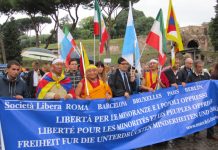 Partecipazione la delegazione della Resistenza iraniana alla V marcia internazionale per la Libertà