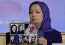 Iran: Conferenza al Parlamento Europeo, Maryam Rajavi: “L’Occidente deve mostrare risolutezza se vuole impedire al regime iraniano di ottenere la bomba atomica”