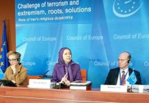 Maryam Rajavi: La crisi del terrorismo e del fondamentalismo: cause, soluzioni, ruolo della dittatura religiosa in Iran”