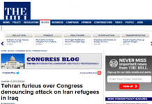 La rabbia dei mullah per la condanna del Congresso per l’attacco ai rifugiati iraniani