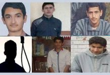 Sette ragazzi nel braccio della morte delle carceri dell’Iran occidentale