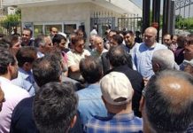 Iran: Manifestazione di protesta degli imprenditori del Plasco Building a Teheran