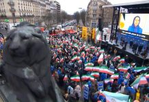 Video – La manifestazione degli oppositori iraniani a Parigi per un Iran Libero