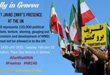 Manifestazione a Ginevra: Protesta contro il ministro degli esteri iraniano a N.U