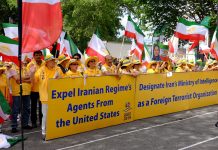 Manifestazione di iraniani-americani a Washington per il cambio di regime – da parte degli iraniani