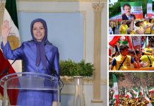 Migliaia di iraniani marciano a sostegno della Resistenza dal Dipartimento di Stato alla Casa Bianca