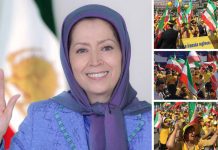 La manifestazione di 5000 iraniani a Stoccolma