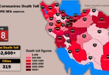 Iran, aggiornamento Coronavirus: oltre 42,600 morti– 18 Maggio 2020, ore 18.00
