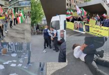 Gli agenti del regime iraniano attaccano pacifici dimostranti, questa volta a Bruxelles