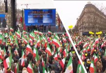 Gran Raduno e Marcia degli iraniani a Parigi contro ogni forma di dittatura