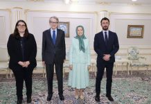 Una delegazione di parlamentari italiani guidata dal senatore Giulio Terzi, ha visitato Ashraf 3 e ha incontrato la signora Maryam Rajavi