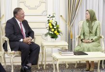 La Presidente eletta del NCRI, Maryam Rajavi, incontra e discute con l’ex Segretario di Stato americano Mike Pompeo
