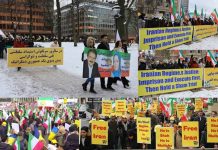 I sostenitori della Resistenza iraniana commemorano l’anniversario della rivoluzione del 1979 in tutto il mondo