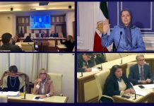 Intervento della presidente Maryam Rajavi alla Commissione straordinaria per la tutela e la promozione dei Diritti Umani del Senato italiano