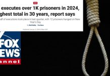 Iran News: il regime ha eseguito oltre 1.000 esecuzioni nel 2024, raggiungendo il massimo da 30 anni, Fox News