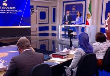 La maggioranza dei deputati italiani sostiene il piano democratico in dieci punti di Maryam Rajavi, che prevede: “no al velo obbligatorio, no alla religione obbligatoria, no al governo obbligatorio” e “no alle esecuzioni”