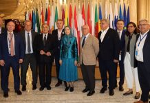 La presidente-eletta del CNRI Maryam Rajavi pronuncia un discorso al Parlamento europeo sull’Iran
