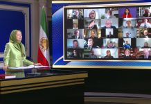 L’intervento di Maryam Rajavi alla conferenza internazionale online – sostegno al governo provvisorio del CNRI