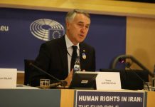 L’eurodeputato Auštrevičius chiede l’IRGC sia inserito nella lista nerae e il riconoscimento dell’NCRI, critica il FAC per l’invito di Pahlavi
